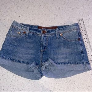 Stretchy jean shorts